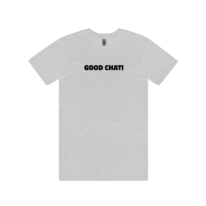 Good Chat Launch Tee White - Mens